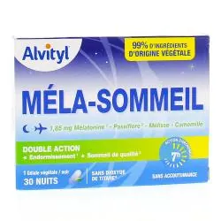 ALVITYL Stress & Sommeil - Méla-sommeil Boîte 30 gélules boîte 30 gélules