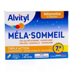 ALVITYL Stress & Sommeil - Méla-sommeil Boîte 30 gélules boîte 30 gélules