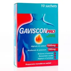 GAVISCON PRO menthe boîte 10 sachets-dose