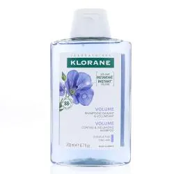 KLORANE Lin bio - Shampooing volume flacon 200ml