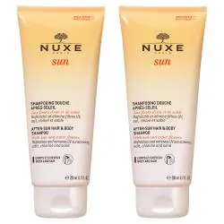 NUXE Sun shampooing douche après-soleil x2 tube 200ml lot de 2