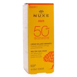 NUXE Sun Crème fondante visage SPF50 tube 50ml