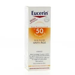 EUCERIN Sun Protection - Fluide SPF 50+ anti-âge flacon pompe 50ml
