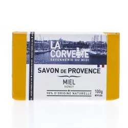 LA CORVETTE Savon de Provence en pain Miel 100g