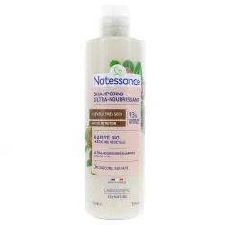 NATESSANCE Shampooing ultra nourrissant karité et kératine végétale flacon 250ml