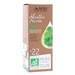 ARKOPHARMA Arkoessentiel - Huile essentielle de Menthe poivrée N°22 Bio flacon 10ml