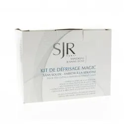 SJR Kit de défrisage magic shampooing neutralisant 60ml+ activateu specifique 60ml+ soin conditionneur 60ml+ crème sans soude 210ml