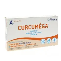 DIELEN Curcuméga boite de 60 capsules