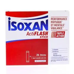 ISOXAN ActiFlash goût citron/gingembre sticks x 24