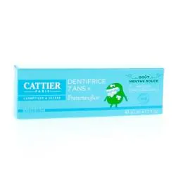 CATTIER Dentifrice 7 ans + goût menthe tube 50ml