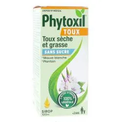 PHYTOXIL Sirop toux sèche et grasse sans sucre 100ml