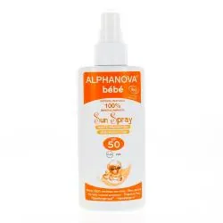 ALPHANOVA Bébé sun spray bio SPF50 spray 125g