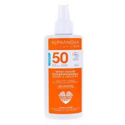 ALPHANOVA Sun Lait solaire bio SPF50 spray 125g