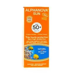 ALPHANOVA Sun Crème teintée bio SPF50+ tube 50g