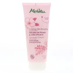 MELVITA Hygiène - Crème de douche Rose et miel bio tube 200 ml