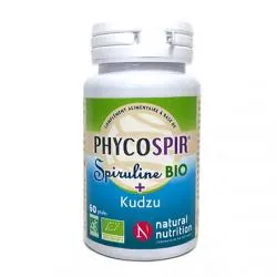 NATURAL NUTRITION Phycospir Spiruline bio + Kudzu 60 gélules