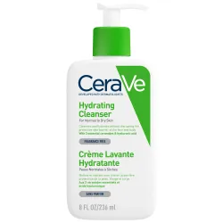 CERAVE Crème lavante hydratante peaux normales à sèches flacon pompe 236ml