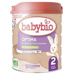 BABYBIO Laits Infantiles - Optima 2 boite de 800g