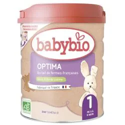 BABYBIO Lait Infantile - Optima 1 boite de 800g
