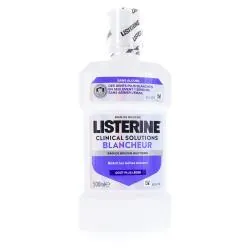 LISTERINE Bain de bouche soin blancheur flacon 500ml