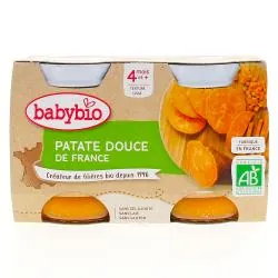BABYBIO Légumes - Petits pots patate douce dès 4 mois 2x130