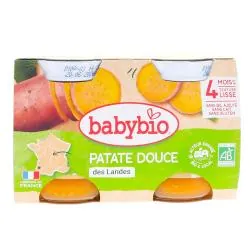 BABYBIO Légumes - Petits pots patate douce dès 4 mois 2x130