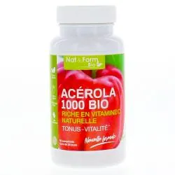 NAT & FORM Acérola 1000 Bio 30 comprimés