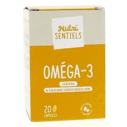 NUTRI'SENTIELS Oméga-3 20 capsules
