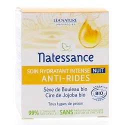 NATESSANCE Anti-Rides - Soin hydratant intense nuit pot 50 ml