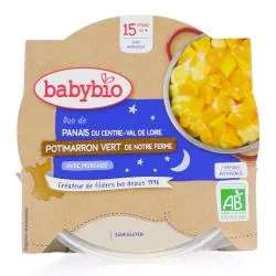 BABYBIO Repas du Soir - Duo de Panais du Centre-Val de Loire et Potimarron de notre Ferme pot 260g