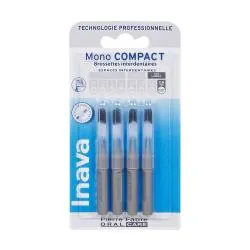 INAVA Mono compact - Brossettes interdentaires ISO7 très larges 2.6mm pack de 4