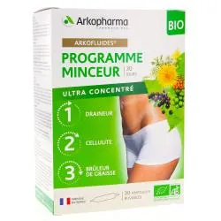 ARKOPHARMA Arkofluides programme minceur bio 30 ampoules