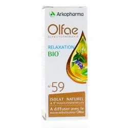 ARKOPHARMA Olfae Complexe pour diffuseur N°59 Relaxation Bio flacon 5 ml