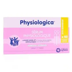 GIFRER Sérum physiologique unidoses stériles de 5ml boîte de 40