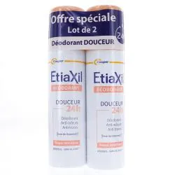 ETIAXIL Déodorant douceur 48h aérosol lot de 2 aérosol 150ml