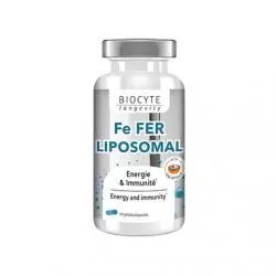 BIOCYTE Longevity Minéraux - Fe fer liposomal 30 gélules