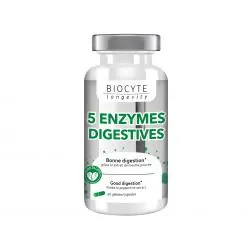 BIOCYTE Longevity Digestion - 5 enzymes digestives 60 gélules