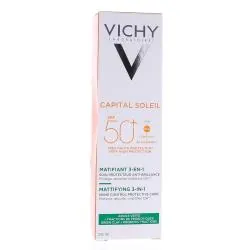 VICHY Capital soleil - Matifiant 3-en-1 Soin Protecteur anti-brillance SPF 50+ 50ml