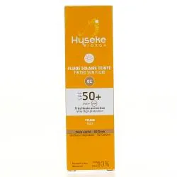 HYSEKE fluide solaire teinté visage SPF 50+ teinte 02 doré tube 40ml