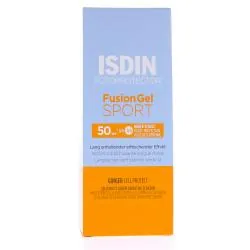 ISDIN Fotoprotector fusion gel SPF50+ sport peau humide flacon 100ml