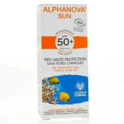 ALPHANOVA Sun très haute protection SPF50+ peaux sensibles tube 50g