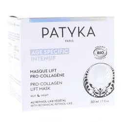 PATYKA Rides & fermeté - Masque lift pro-collagène nuit pot 50ml