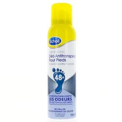 SCHOLL Déo anti transpirant pour pieds 48h anti-odeur spray 150ml