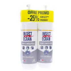INSECT ECRAN Zones infestées - Répulsif cutané lot de 2 * 100 ml