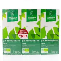 WELEDA Jus de bouleau bio lot 3 x 200ml