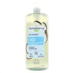 NATESSANCE Gel douche rafraichissant eau de coco flacon 1l