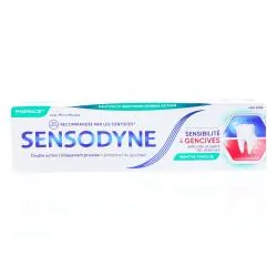 SENSODYNE dentifrice sensibilité & gencives menthe fraiche tube 75ml