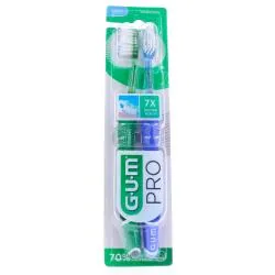 GUM brosse à dents technique pro pack de 2