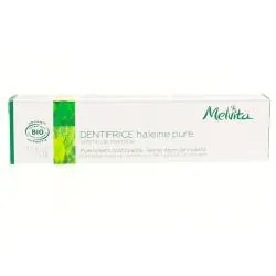 MELVITA Hygiène - Dentifrice haleine pure arôme menthe 75ml