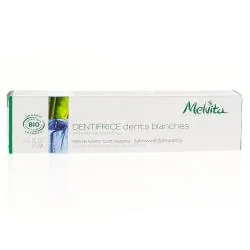 MELVITA Hygiène - Dentifrice dents blanches arôme menthe 75ml